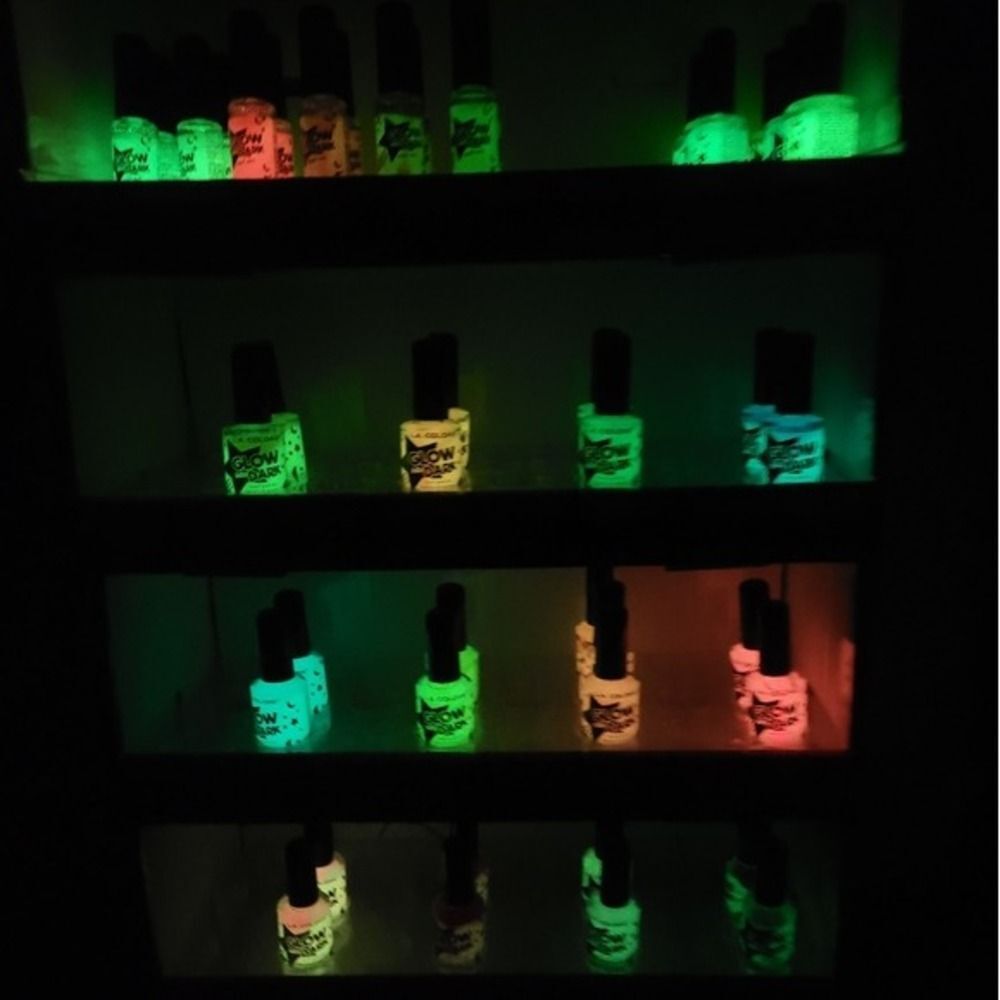 Glow In The Dark/ black light Halloween rave club y2k Nail Art kidcore - Picture 2 of 16